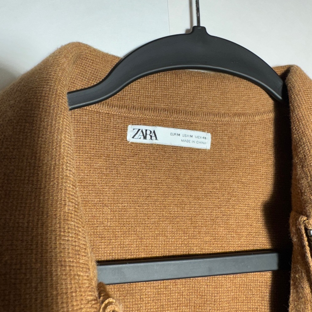 Zara Zip Up Bomber Jacket - Picture 3 of 5